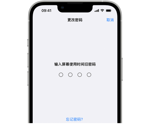 嵩明iPhone屏幕维修分享iPhone屏幕使用时间密码忘记了怎么办 