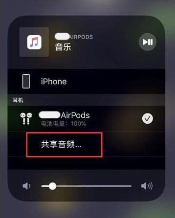 嵩明苹果14音频维修点分享iPhone14音频共享设置方法 