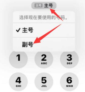 嵩明苹果14维修店分享iPhone 14 Pro Max使用副卡打电话的方法 