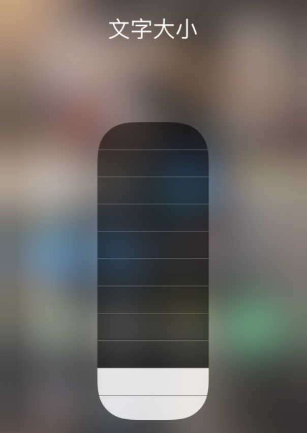 嵩明苹果手机维修分享小技巧：在 iPhone 控制中心快速调节字体大小 